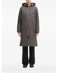 Rick Owens - Hooded Zip-Up Windbreaker Coat - Lyst