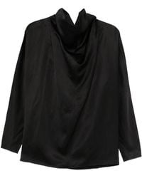 TOTEME - Blusa Con Cuello Desbocado - Lyst
