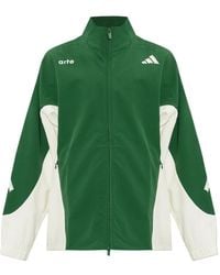 adidas - X Arte Antwerp Logo-Embroidered Full-Zip Sweatshirt - Lyst