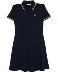Lacoste - Polo-Collar Dress - Lyst