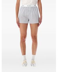 Sporty & Rich - Yankees Serif Striped Shorts - Lyst