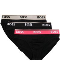 BOSS - Drie Slips Met Logoband - Lyst