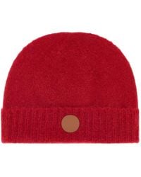 Vivienne Westwood - Logo-Patch Fluffy Beanie Hat - Lyst