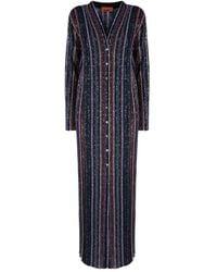 Missoni - Striped-Pattern Sequin-Embellishment Cardigan - Lyst