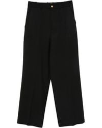 P.A.R.O.S.H. - Buttoned Pocket-Embellished Trousers - Lyst