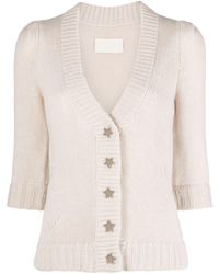 Zadig & Voltaire - Betsy Jewels-buttons Ribbed-knit Cardigan - Lyst