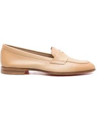 Santoni - Mocassins En Cuir À Entaille Penny - Lyst