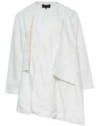 Comme des Garçons - Asymmetric Frayed-Edge Jacket - Lyst