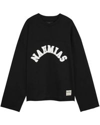 NAHMIAS - Varsity Logo-Appliquéd Cotton T-Shirt - Lyst