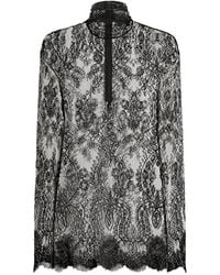 Dolce & Gabbana - Dolce & Gabbana Chantilly Top - Lyst