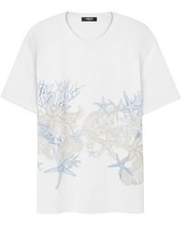 Versace - Barocco Sea Cotton T-shirt - Lyst