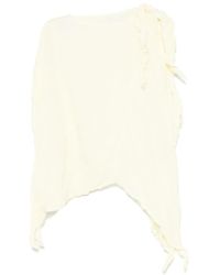 Issey Miyake - Wrinkled Twisted Blouse - Lyst