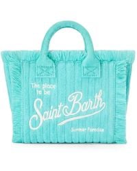 MC2 Saint Barth - Mini Vanity Fringed Tote Bag - Lyst