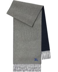 Burberry - Ekd Embroidered Cashmere Scarf - Lyst