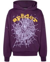 Sp5der - Star Og Web V2 Hoodie - Lyst