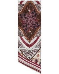 Ferragamo - Bandeau-Schal Aus Seide Mit Nirvana-Print - Lyst