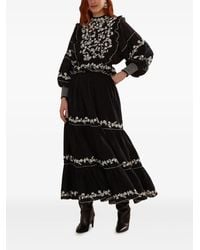 FARM Rio - Jupe Brodée À Volants Superposés - Lyst