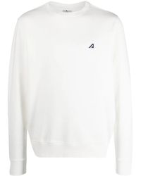 Autry - Logo-Patch Cotton Sweatshirt - Lyst