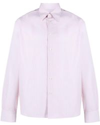 Lanvin - Pinstripe-print Cotton Shirt - Lyst