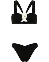 LaRevêche - Rose-Embellished Bikini - Lyst