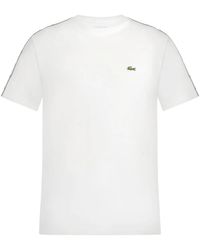 Lacoste - Logo-Tape Jersey T-Shirt - Lyst
