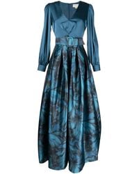 Sachin & Babi - Avondjurk Met Bloemenprint - Lyst
