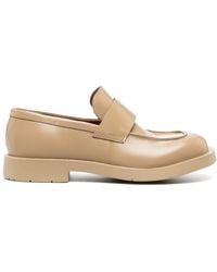 Camper - Square-toe Leather Loafers - Lyst