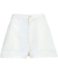 Marni - Pantalones cortos con logo bordado - Lyst