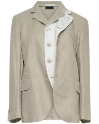 Comme des Garçons - Blazer À Empiècements En Dentelle - Lyst