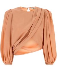 Chloé - Crepe Top - Lyst