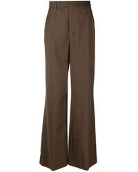 Closed - High-waisted Straight-leg Trousers - Lyst