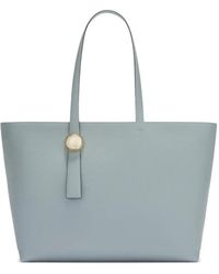 Furla - Logo-Engraved Pebbled Tote Bag - Lyst
