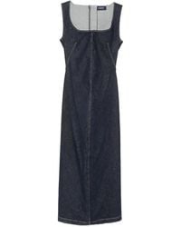 Sportmax - Zip-Fastening Denim Dress - Lyst