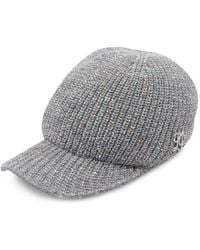 Liu Jo - Sequin-Embellished Knitted Cap - Lyst