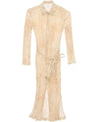 Lemaire - Crinkle Shirt Dress - Lyst