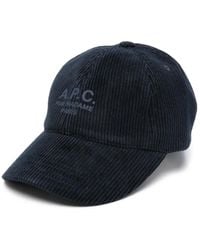 A.P.C. - ロゴ キャップ - Lyst