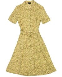 CALLIPYGIAN - Floral-Print Midi Dress - Lyst