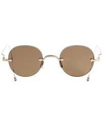 Thom Browne - Round-Frame Sunglasses - Lyst