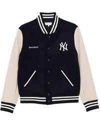 Sporty & Rich - Bomberjacke mit Logo-Stickerei - Lyst