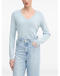 Benetton - Pull À Col V - Lyst