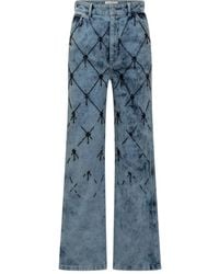Des Phemmes - Embroidered Jeans - Lyst