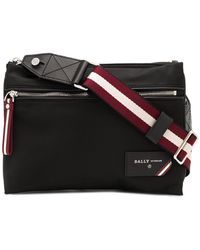 Bally Nylon Double-pouch Shoulder Bag - Black