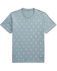 Polo Ralph Lauren - Chemise De Nuit En Jersey De Coton À Motif Pony - Lyst