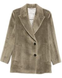Peserico - Peak-Lapels Coat - Lyst