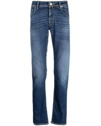 Jacob Cohen - Jeans Dritti Con Effetto Schiarito - Lyst