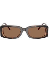 DIESEL - Lunettes De Soleil À Monture Rectangulaire - Lyst