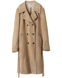 Miu Miu - Abrigo con doble botonadura - Lyst