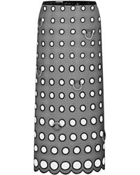 Nue - Gerader Rock mit Cut-Out - Lyst