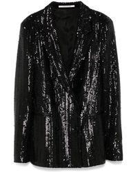 Tagliatore - Sequinned Blazer - Lyst
