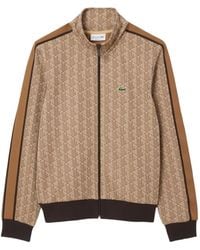 Lacoste - Paris Jacquard Striped Track Jacket - Lyst
